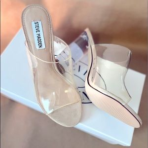 Steve Madden - Never Worn - Classify Mule Clear - Size 7.5